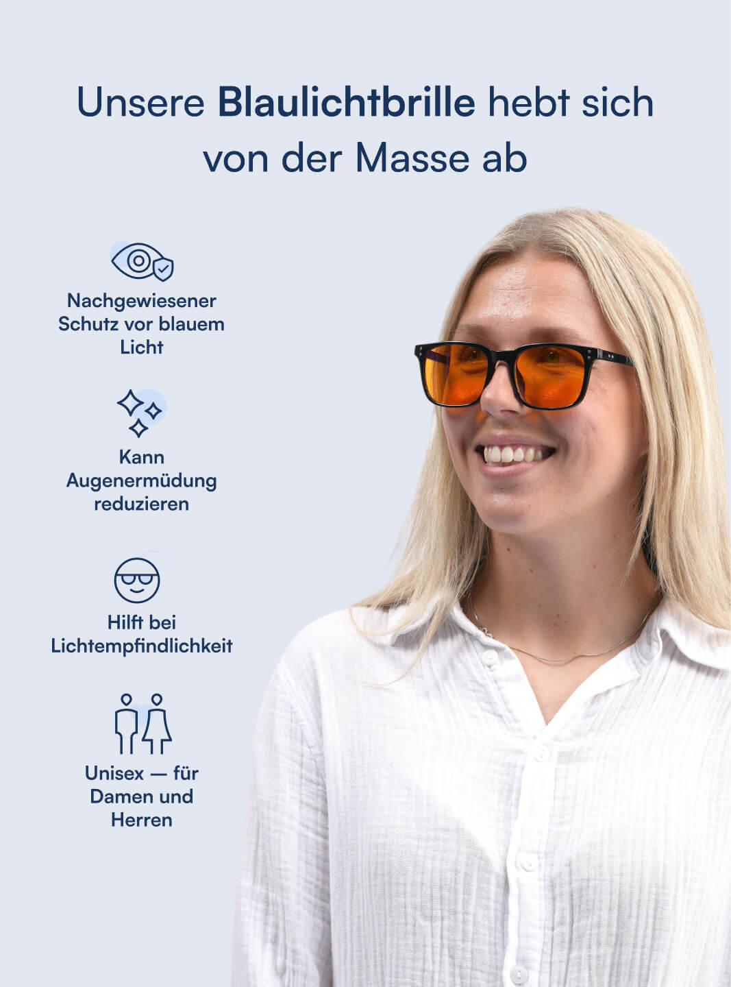 OBSIDIAN Blaulichtfilter Brille