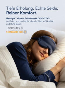 Vincent Schlafmaske aus 100 % Maulbeerseide