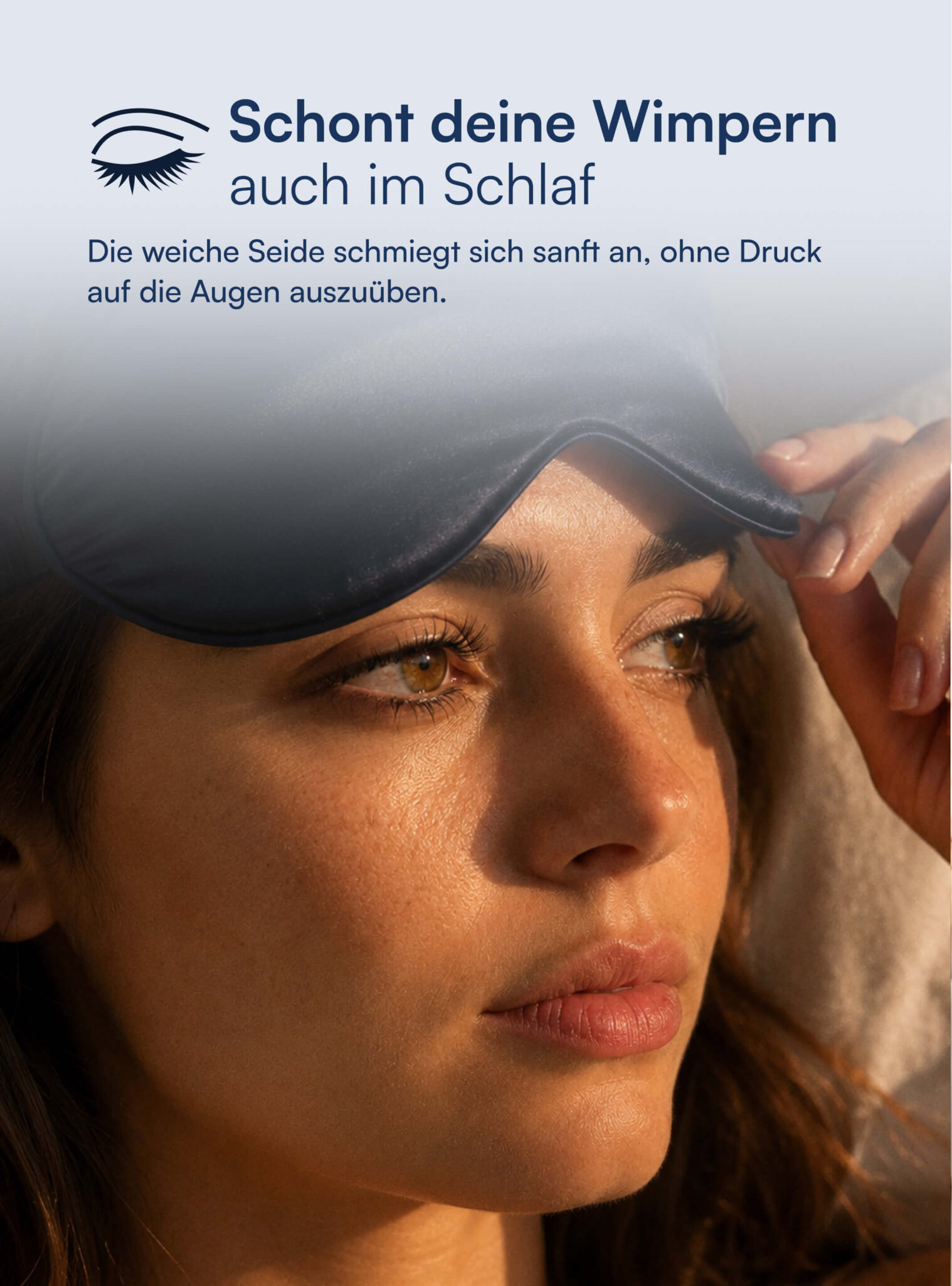 Vincent Schlafmaske aus 100 % Maulbeerseide