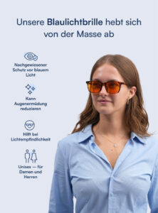 OBSIDIAN Blaulichtfilter Brille