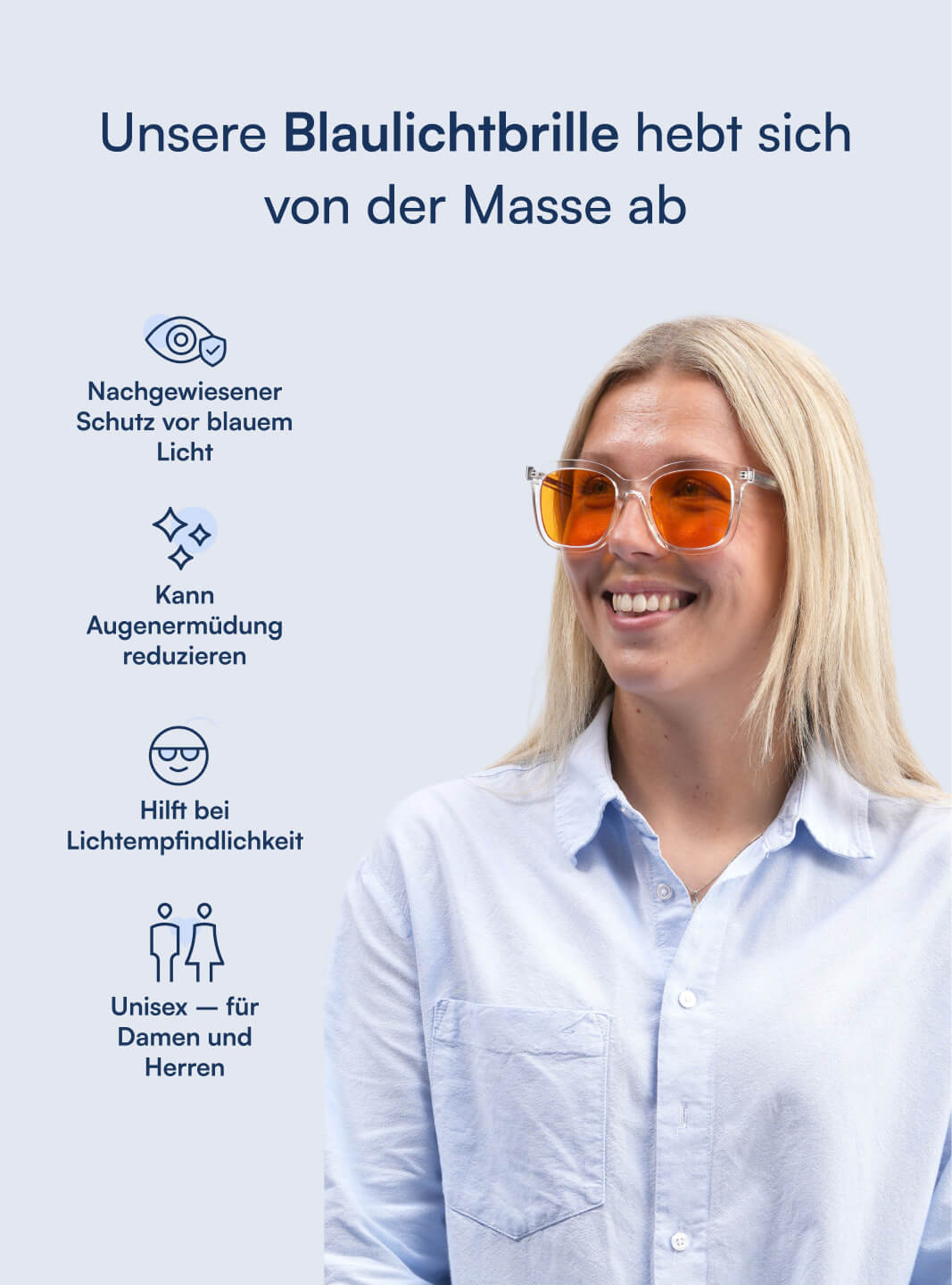 Solace Blaulichtfilter Brille