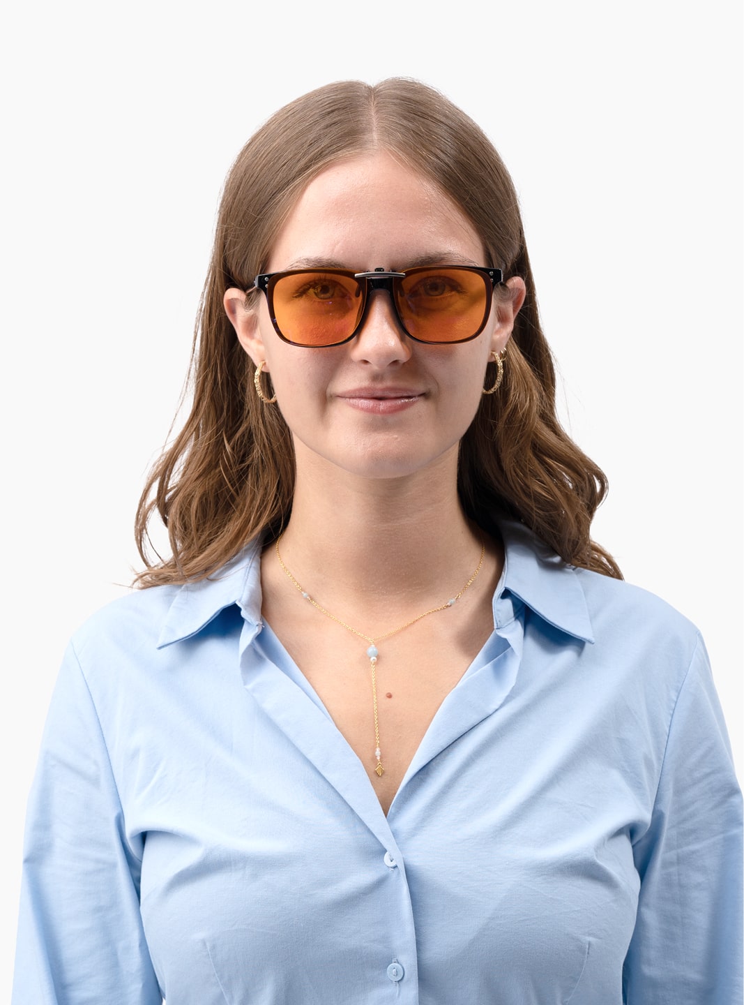 Clip On® Blaulichtfilter Brille (98%)