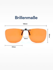 Clip On® Blaulichtfilter Brille (98%)