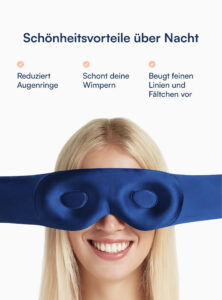 Mögli Schlafmaske aus 100 % Maulbeerseide
