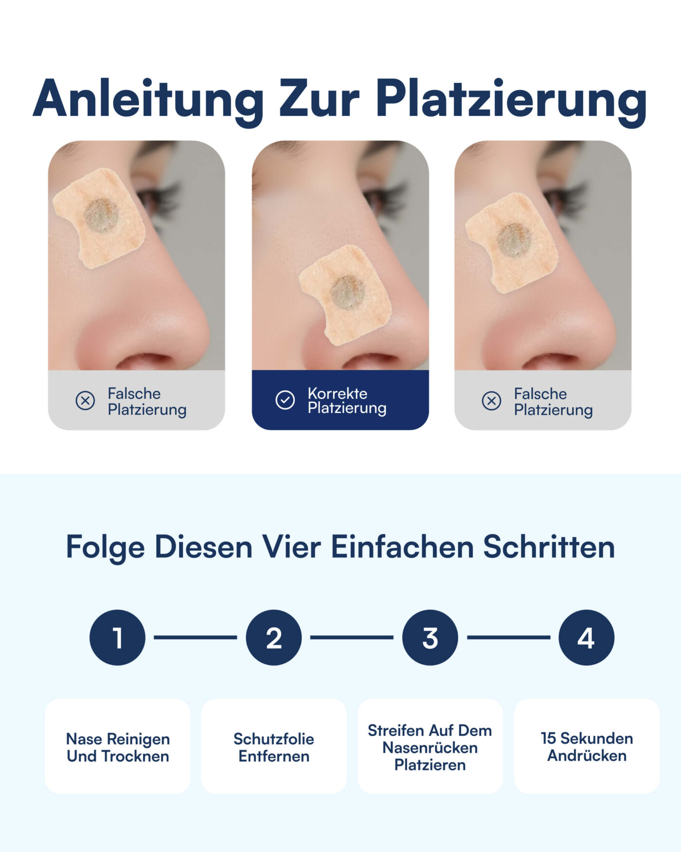 Refill - Magnetische Nasenpflaster