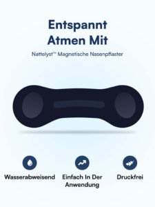 Magnetische Nasenpflaster (Besser Atmen & Anti-Schnarch)