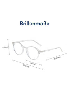 Rose Blaulichtfilter Brille