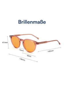 Amber Blaulichtfilter Brille
