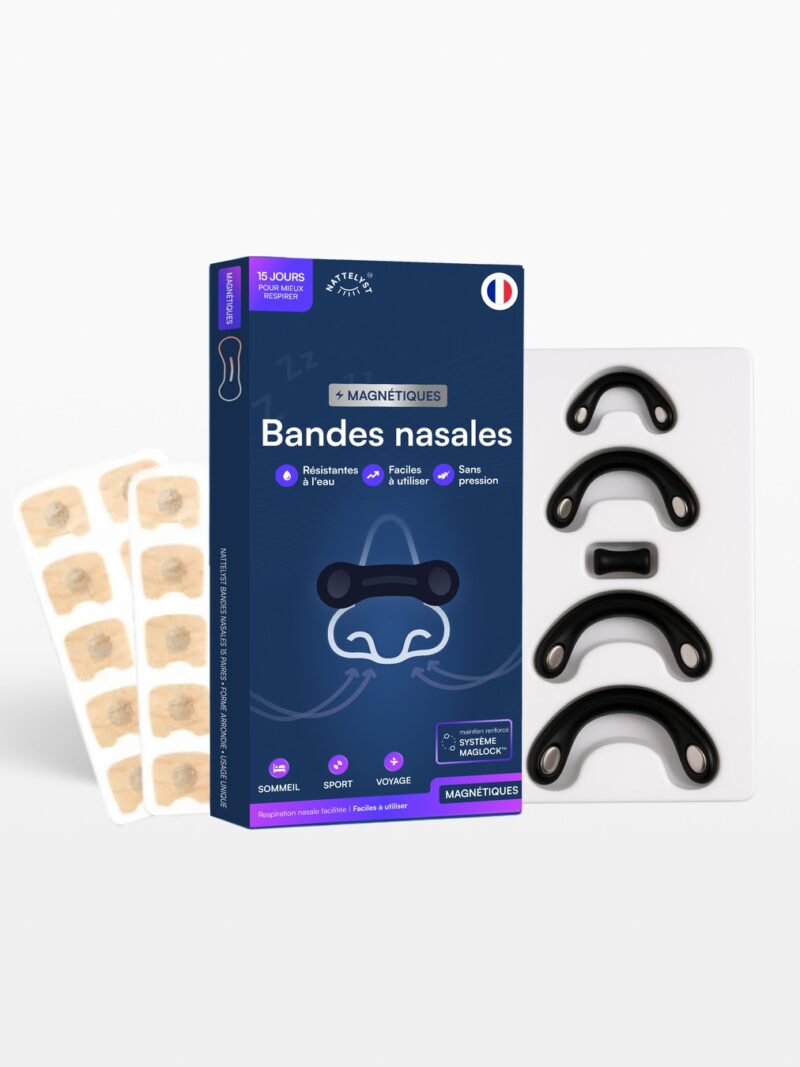 Bandes nasales magnétiques Nattelyst™ (pour mieux respirer)