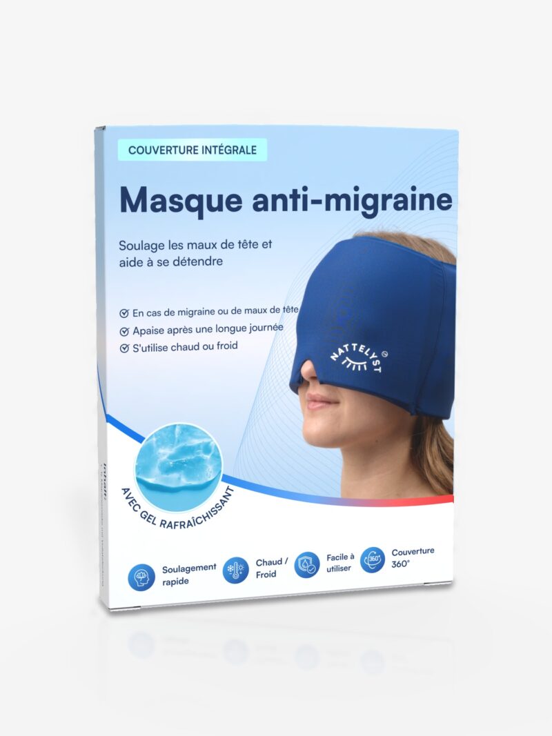 Masque anti-migraine Nattelyst™ (couverture intégrale)